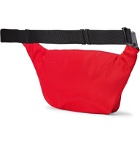 Balenciaga - Explorer Logo-Appliquéd Nylon Belt Bag - Red