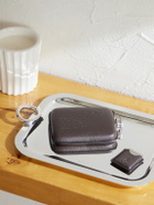 Dunhill - Embossed Leather Envelope Flask - Brown