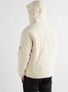 A-COLD-WALL* - Cyclone Logo-Print Padded Cotton Hooded Jacket - Neutrals
