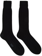 TOM FORD Black Cashmere Long Socks