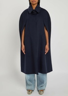 Stella Mccartney Wool Cape Navy