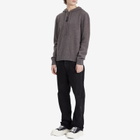 Alexander McQueen Men's Fade Effect Hoodie in Grey Melange/Rust
