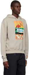 Heron Preston Gray Cotton Hoodie