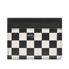 Saint Laurent Checkerboard Leather Card Holder