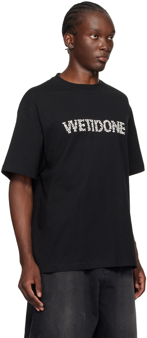 【WE11DONE】Black Pearl Logo T-Shirt We11done Black Pearl Logo T-Shirt We11done
