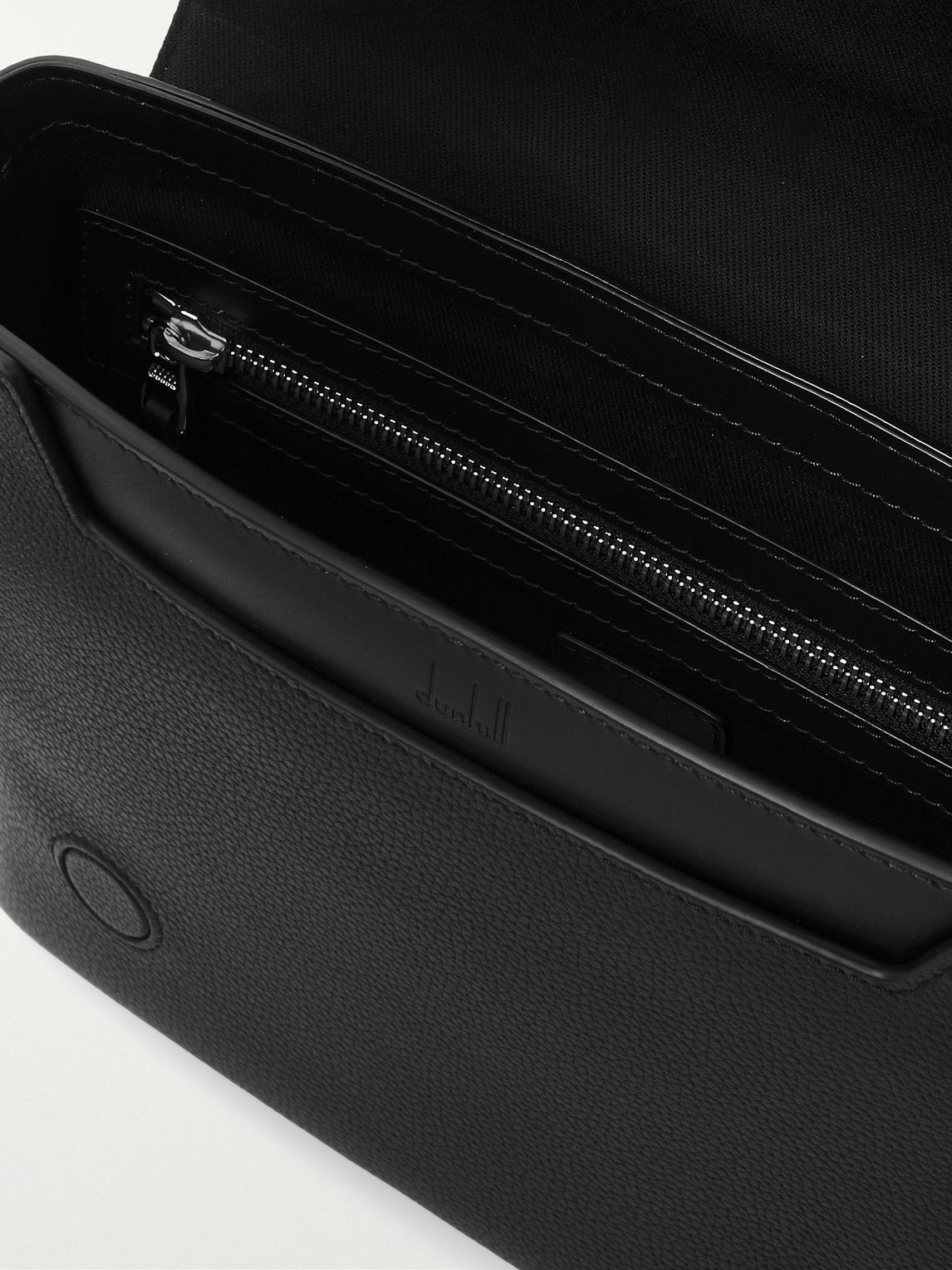 Dunhill - 1893 Harness Flap Full-Grain Leather Messenger Bag