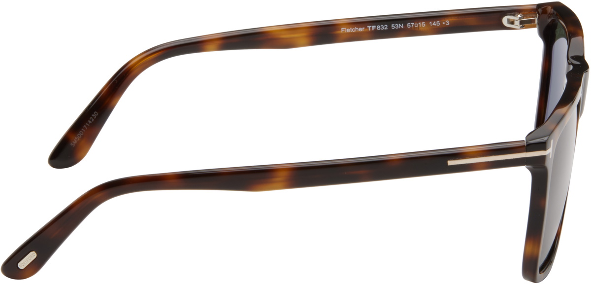 TOM FORD Brown & Black Polarized Fletcher Sunglasses TOM FORD