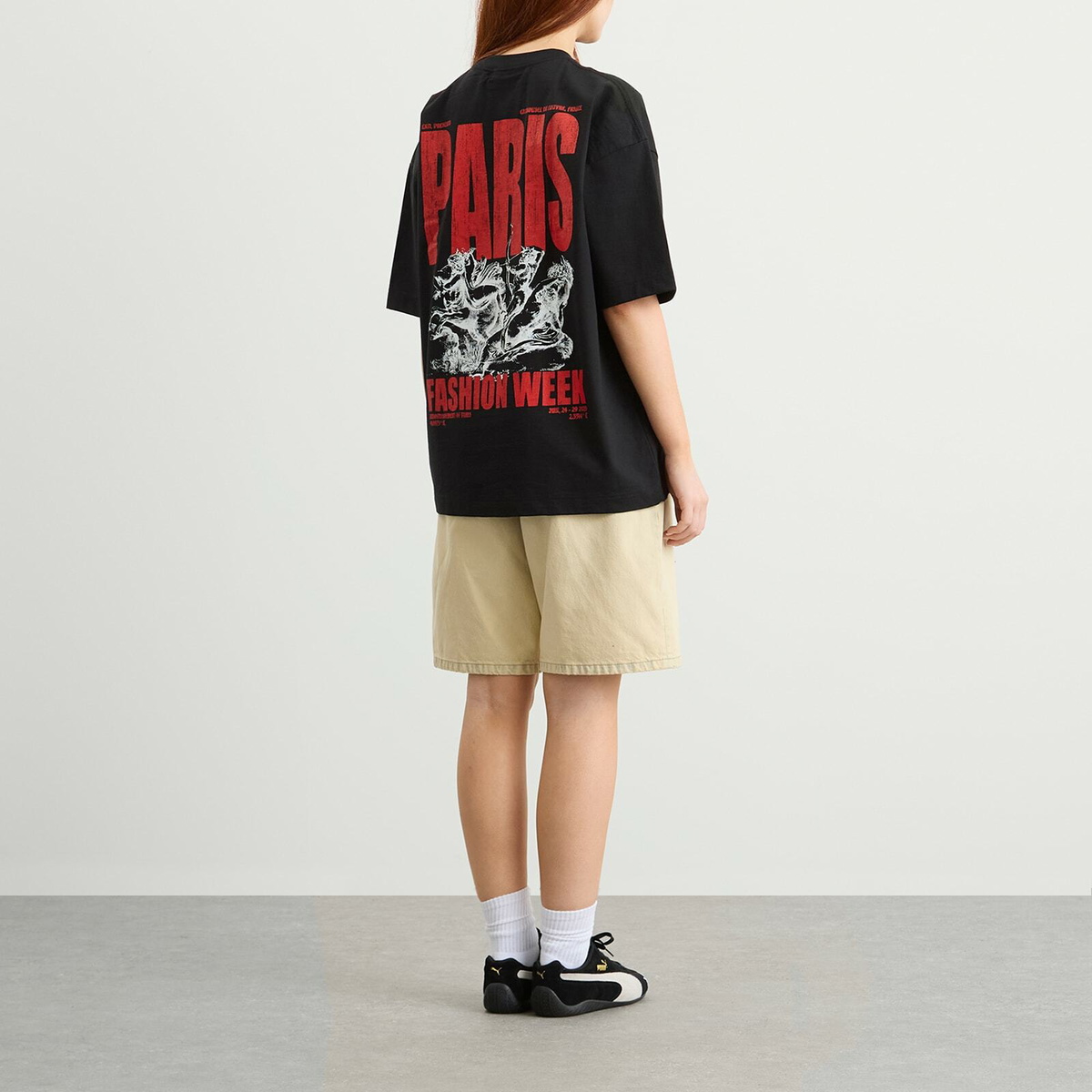 END. SS26 Paris Fashion Week T-Shirt in Black
