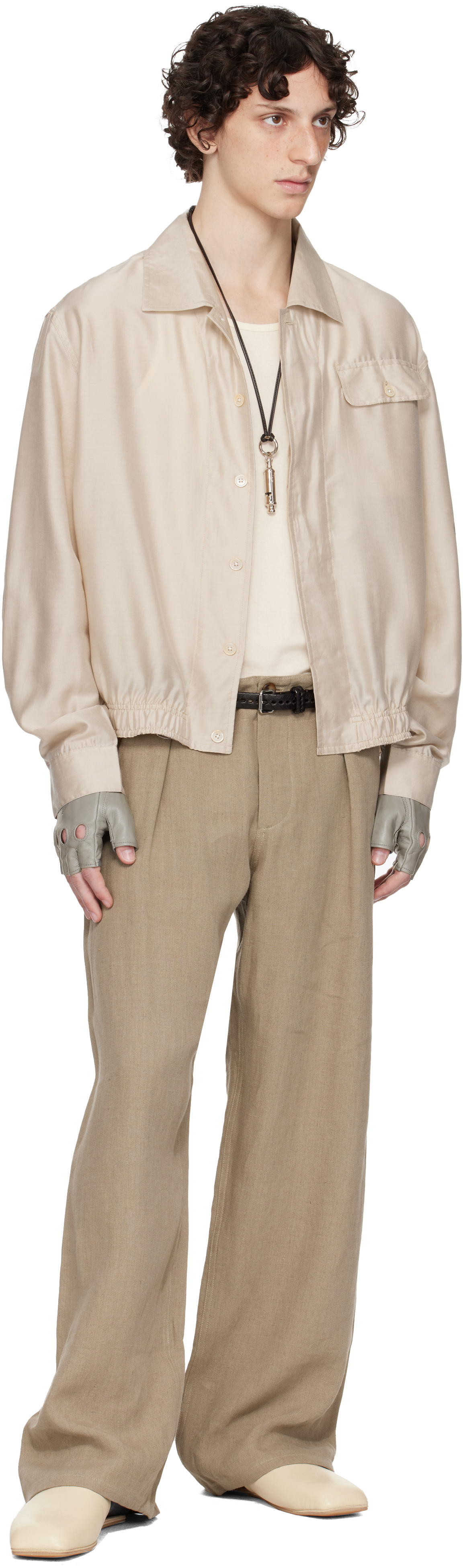 OUR LEGACY WORK SHOP Emporio Armani Gray Taglio Gloves Our