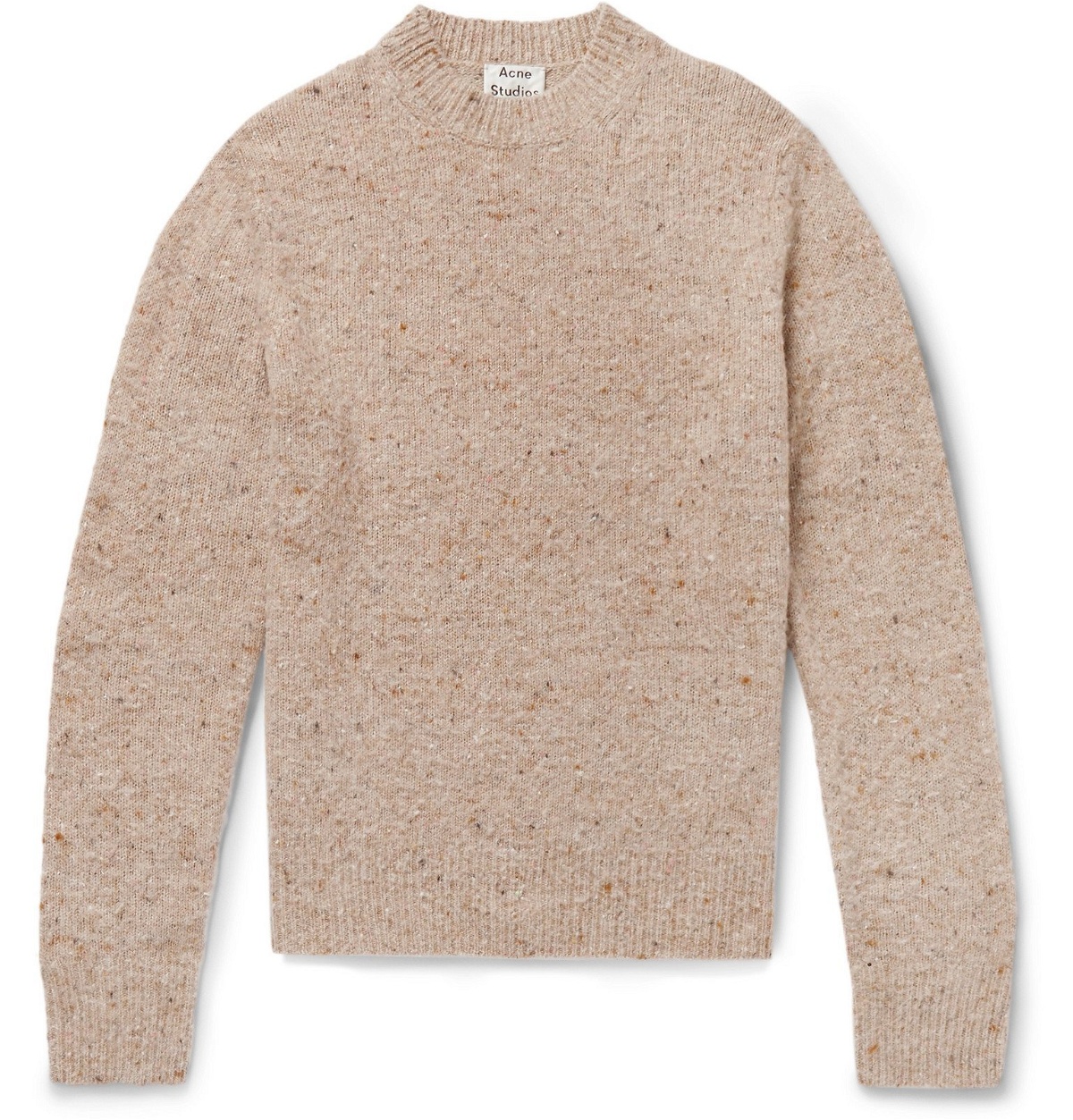 Acne Studios - Peele Donegal Wool-Blend Sweater - Brown Acne Studios