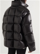 Givenchy - Oversized Quilted Leather Down Jacket - Brown