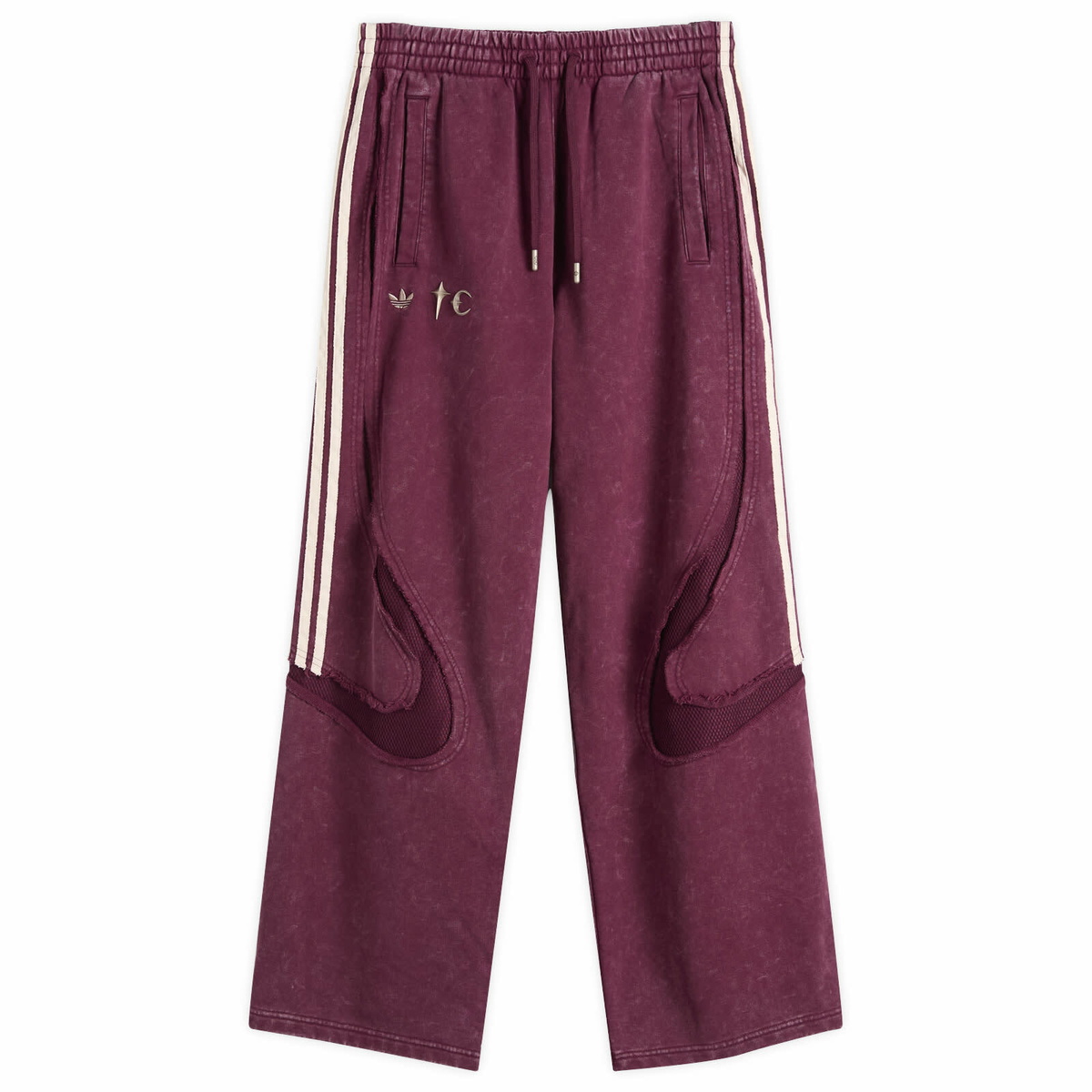 Adidas Men's x Thug Club TG Sweat Pant in Burgundy