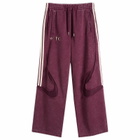 Adidas Men's x Thug Club TG Sweat Pant in Burgundy