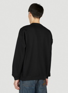 Versace Mesh Logo Sweatshirt male Black