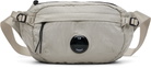 C.P. Company Gray Nylon B Belt Bag