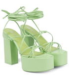 Paris Texas - Malena 130 leather platform sandals