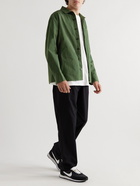 Abc. 123. - Webbing-Trimmed Logo-Embroidered Cotton-Ripstop Shirt - Green