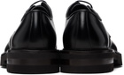 Ferragamo Black Lace Up Derbys