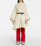 Moncler Grenoble Belted mohair, alpaca, wool-blend sweater