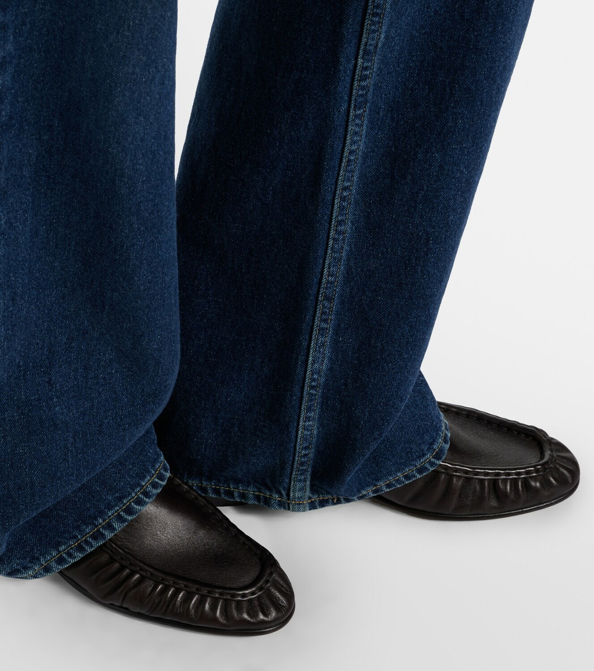 The Row Soft leather loafers