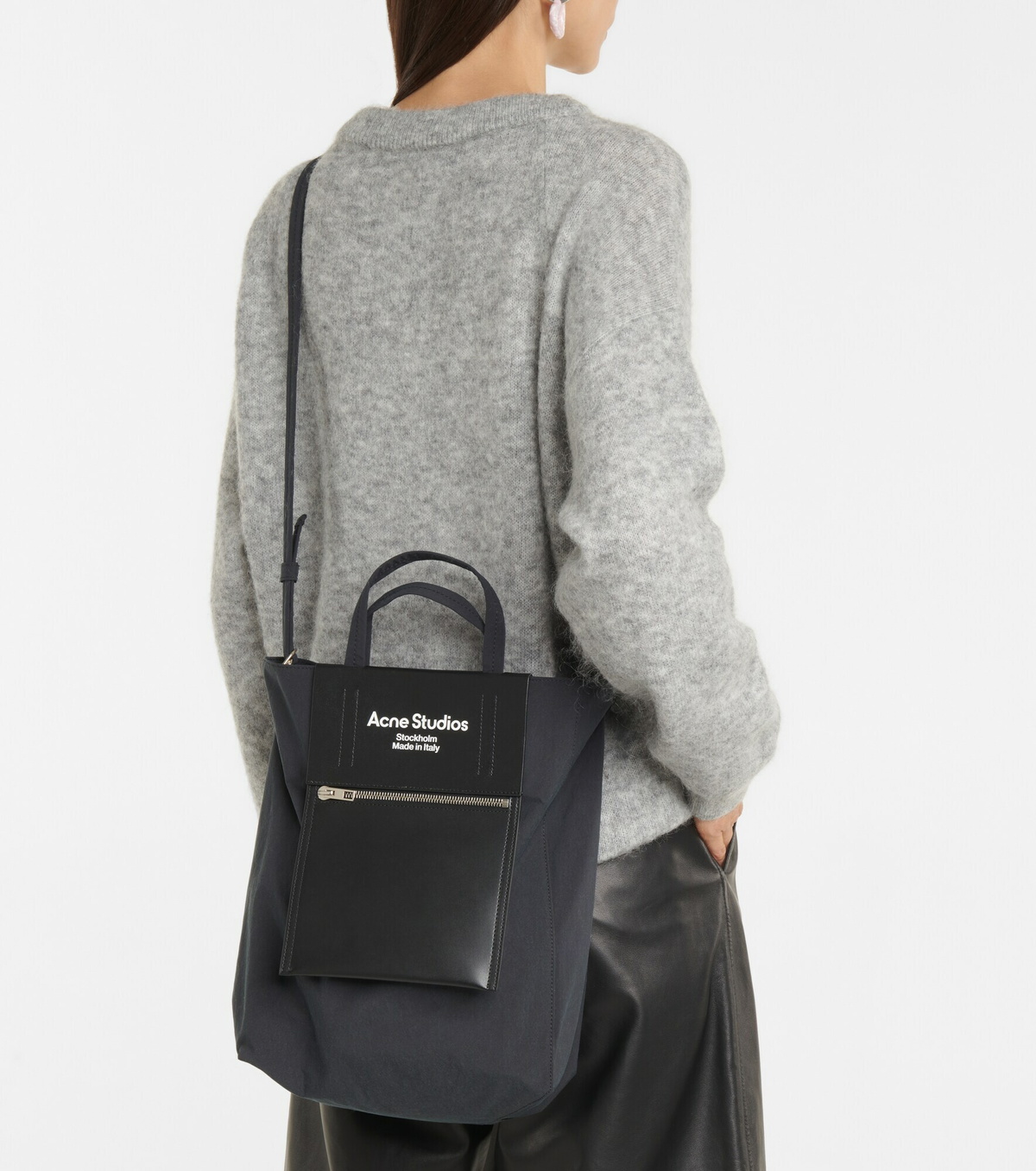 Acne Studios - Baker leather-trimmed tote Acne Studios