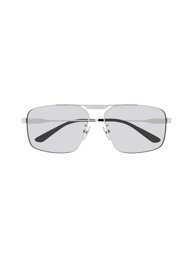 Photo: Balenciaga Eyewear Bb0418s - Silver Sunglasses