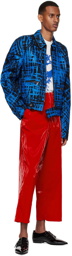 Maximilian Davis Red Spain Trousers