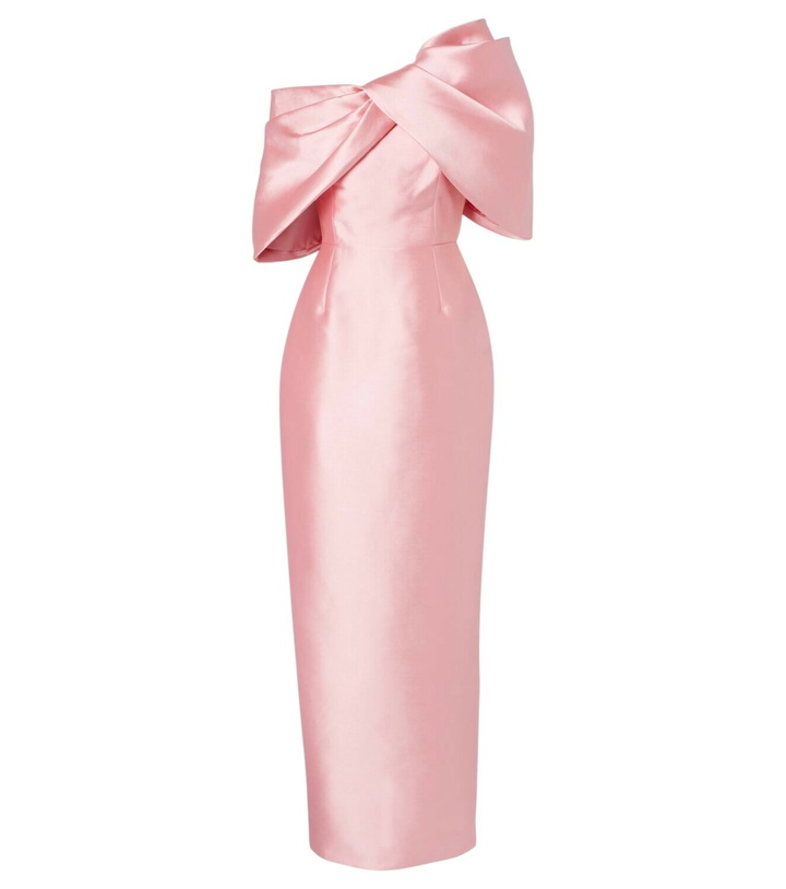 Photo: Solace London Davina satin cocktail dress