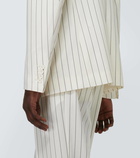 Dolce&Gabbana Pinstripe wool and silk blazer