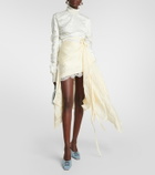 Acne Studios - Asymmetric silk-blend wrap skirt
