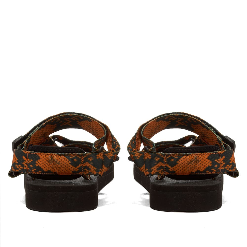 Wacko Maria x Suicoke DEPA Sandal in Orange Snake Wacko Maria