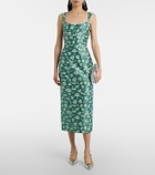 Markarian Numa brocade midi dress
