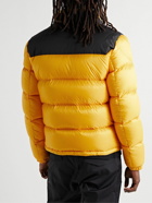 Moncler - Peuplier Logo-Appliquéd Quilted Shell and Ripstop Down Hooded Jacket - Yellow