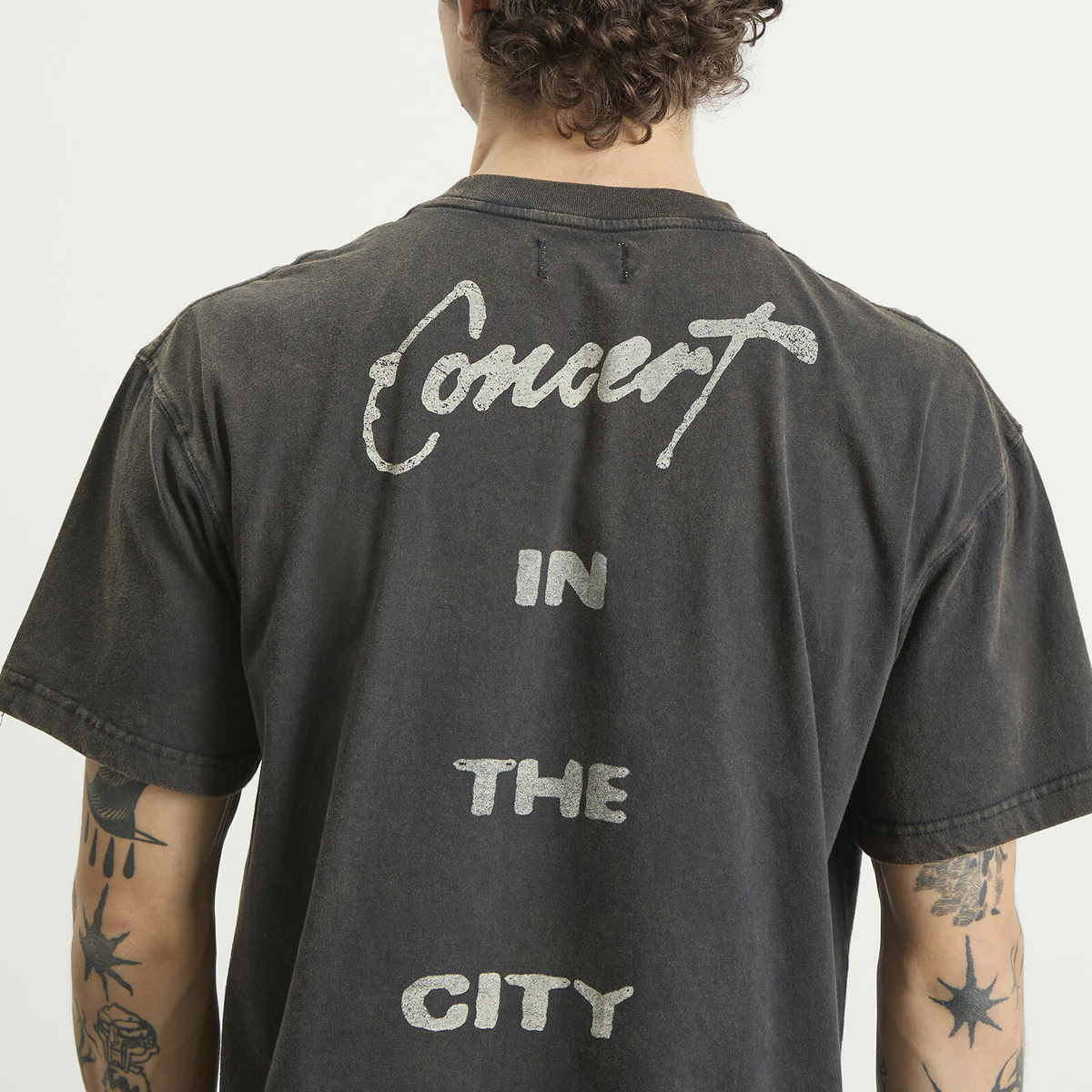 Honor the Gift Men's Concert In The Park T-Shirt in Black