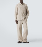 Saman Amel Linen wide-leg pants
