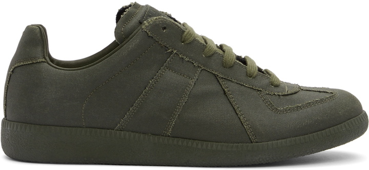 Photo: Maison Margiela Khaki Replica Sneakers