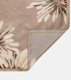 Brunello Cucinelli Floral silk twill scarf