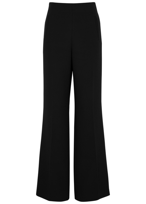 Photo: Roland Mouret Flared Trousers Black
