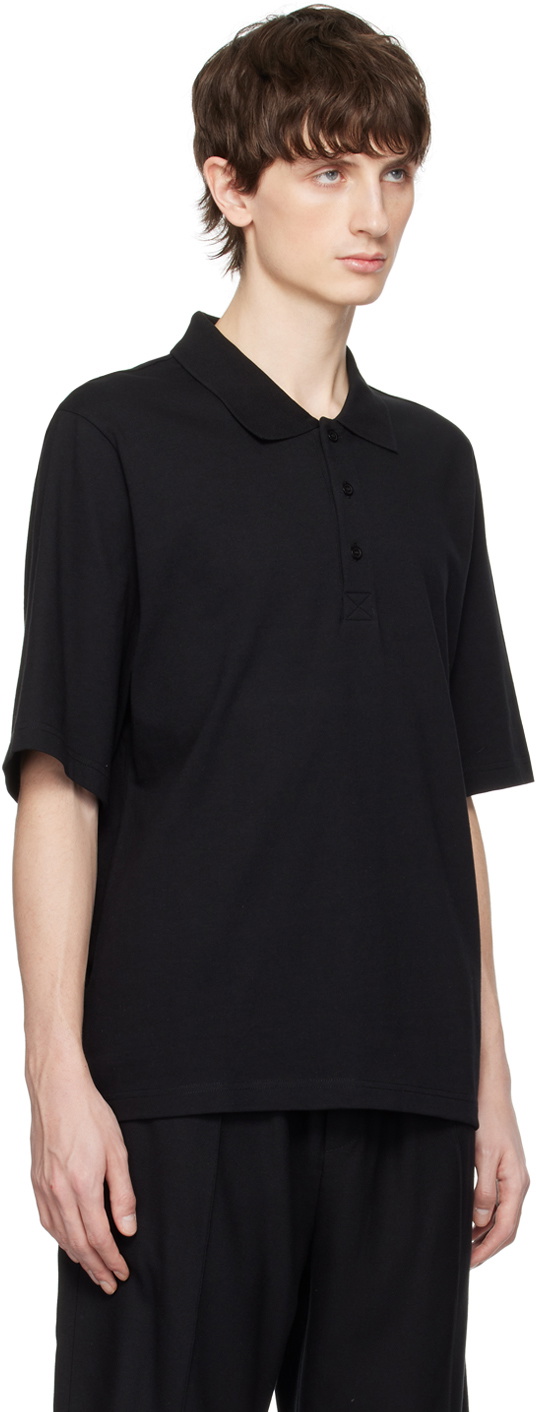 Filippa K Black Boxy Polo