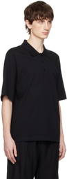 Filippa K Black Boxy Polo