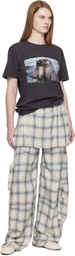 Collina Strada Off White Lawn Skirt Cargo Pants