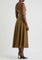 Odd Muse The Ultimate Muse Jersey Midi Dress Olive