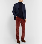 James Purdey & Sons - Slim-Fit Cotton-Needlecord Trousers - Red
