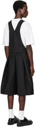 Comme des Garçons Homme Plus Black Dobbycloth Romper