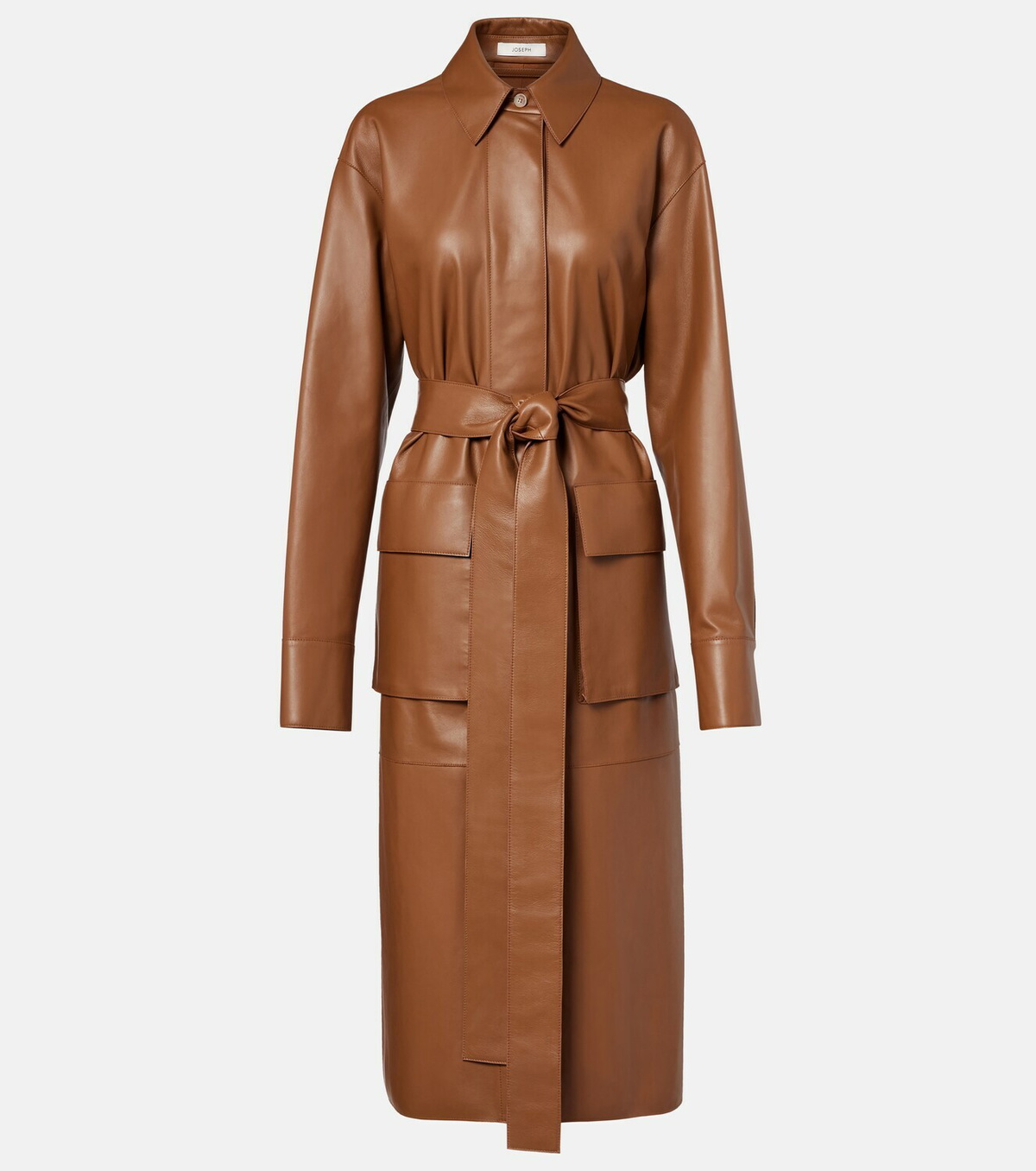 Joseph Okabe leather coat