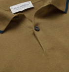 John Smedley - Slim-Fit Contrast-Tipped Sea Island Cotton Polo Shirt - Green