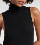 Frame Ribbed-knit turtleneck top