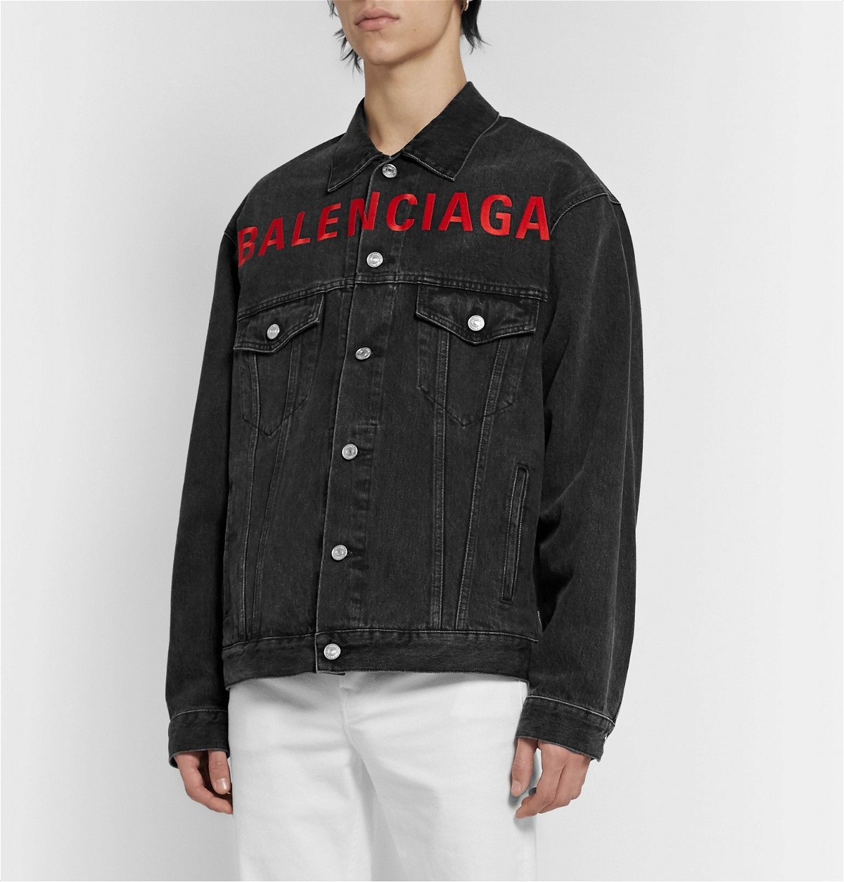 Top với hơn 51 về balenciaga jean jacket black mới nhất  Du học Akina