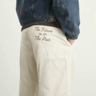 Human Made Men's Double Pleated Wide Chino Pants in White