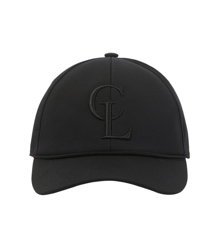 Photo: Christian Louboutin Logo cotton canvas baseball cap